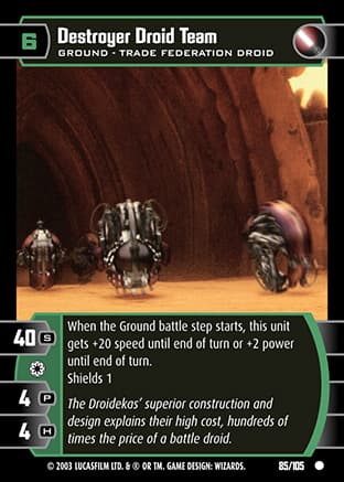 Destroyer Droid Team
