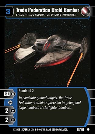 Trade Federation Droid Bomber