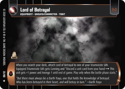 Lord of Betrayal (A)