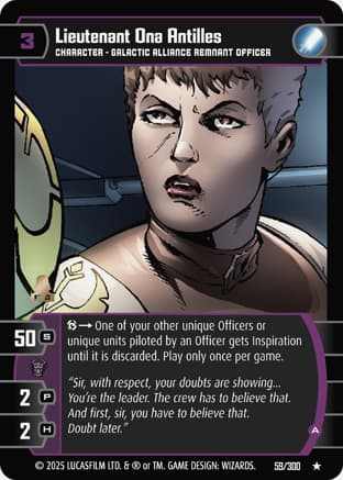 Lieutenant Ona Antilles (A)