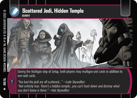 Scattered Jedi, Hidden Temple