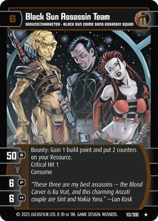 Black Sun Assassin Team
