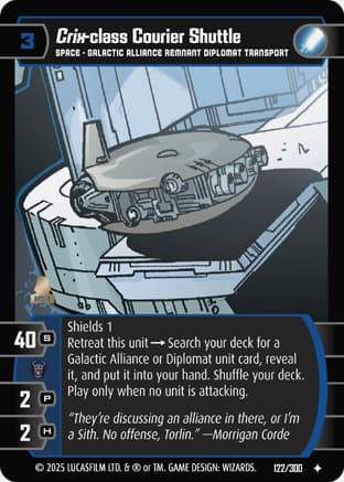 Crix-class Courier Shuttle