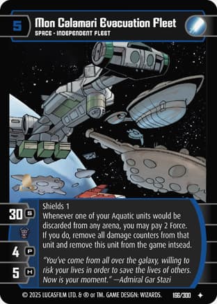 Mon Calamari Evacuation Fleet