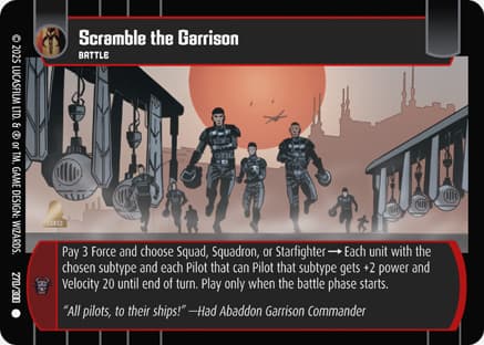Scramble the Garrison