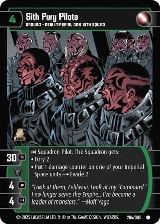 Sith Fury Pilots