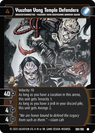 Yuuzhan Vong Temple Defenders