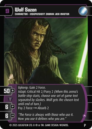 Wolf Sazen (A) (Promo)