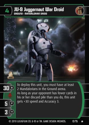 JU-9 Juggernaut War Droid