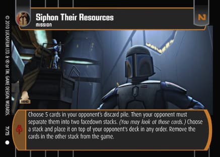 Siphon Their Resources