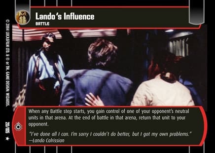 Lando's Influence