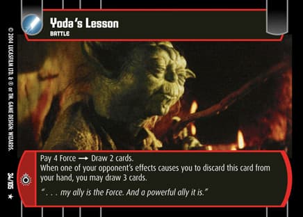 Yoda's Lesson