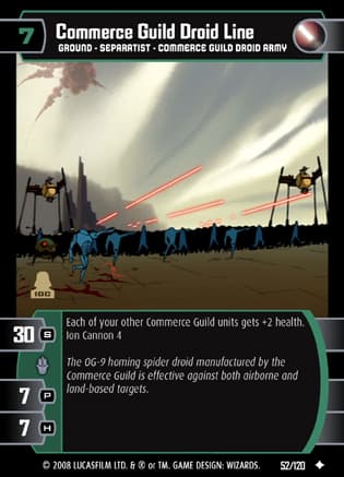 Commerce Guild Droid Line