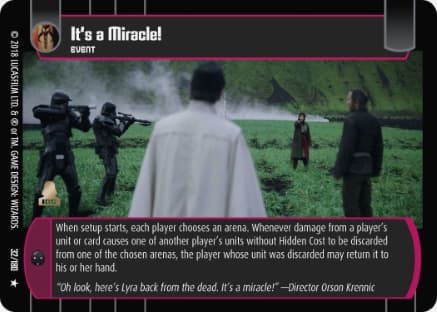It's a Miracle!