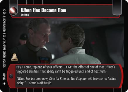 When Has Become Now