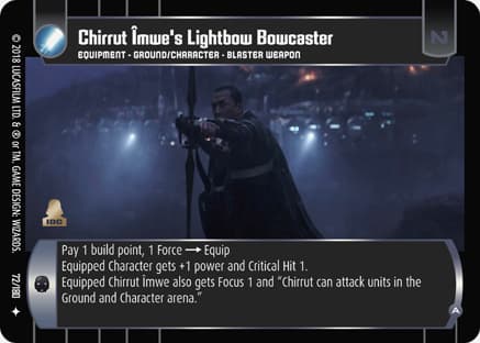 Chirrut Imwe's Lightbow Bowcaster (A)