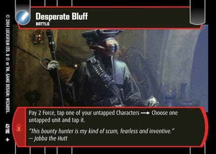 Desperate Bluff