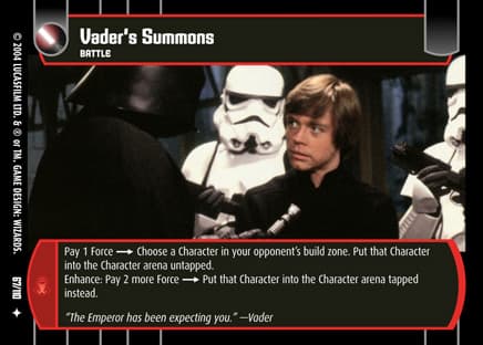 Vader's Summons
