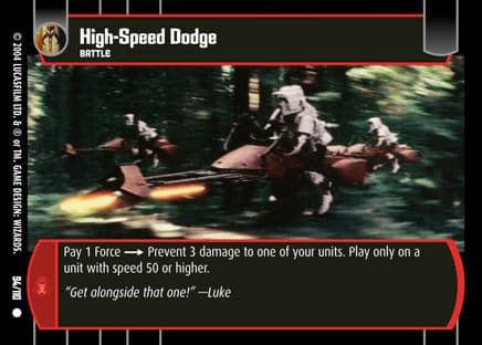 High-Speed Dodge