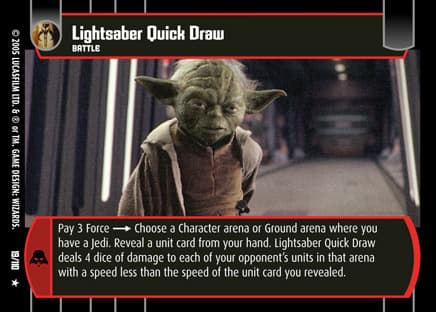 Lightsaber Quick Draw