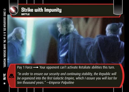 Strike with Impunity