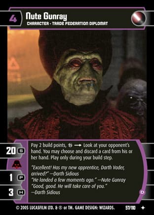 Nute Gunray (D)