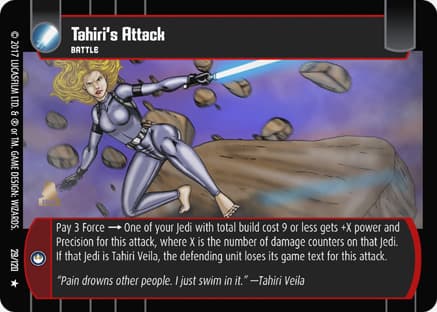 Tahiri's Attack