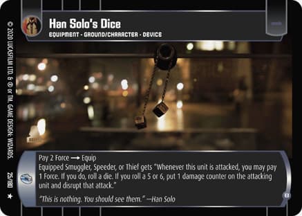 Han Solo's Dice (B)