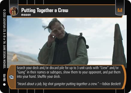 Putting Together a Crew