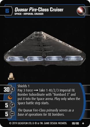 Quasar Fire-Class Cruiser