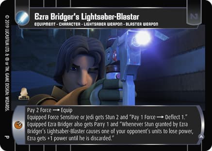 Ezra Bridger's Lightsaber-Blaster (A) (Promo)