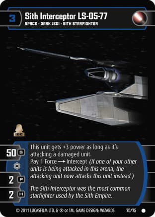 Sith Interceptor LS-05-77 (Starter)