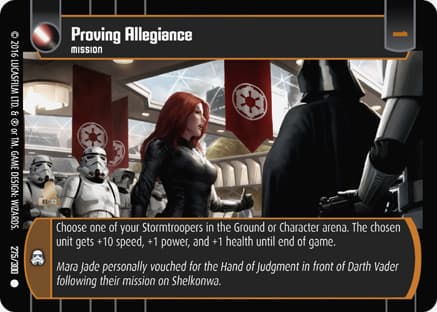 Proving Allegiance (Starter)