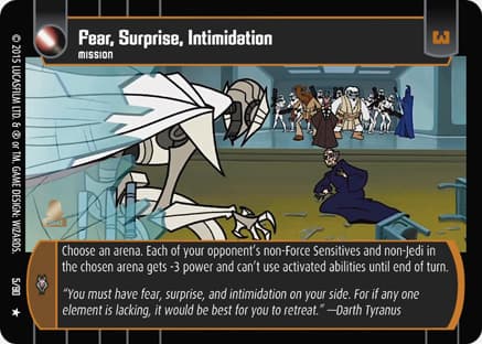 Fear, Surprise, Intimidation (Starter)