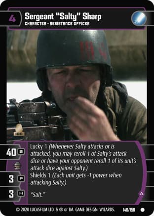 Sergeant "Salty" Sharp (A) (Starter)