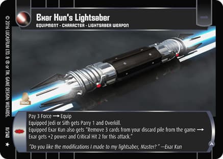 Exar Kun's Lightsaber (A)