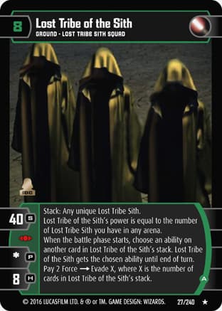 Lost Tribe of the Sith (A)