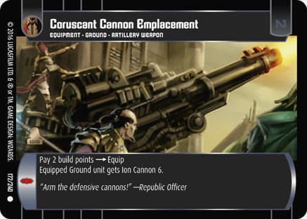 Coruscant Cannon Emplacement