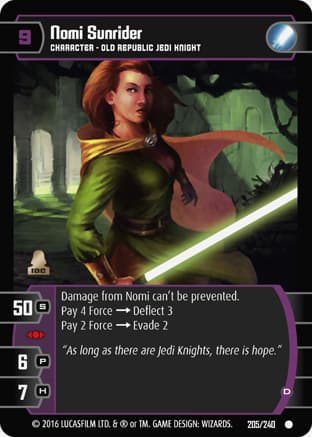 Nomi Sunrider (D)