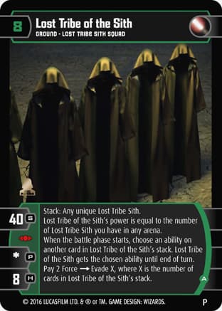 Lost Tribe of the Sith (A) (Promo)