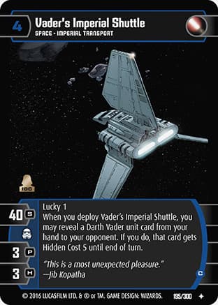 Vader's Imperial Shuttle (C)