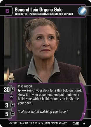 General Leia Organa Solo (R)
