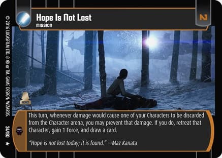 Hope Is Not Lost