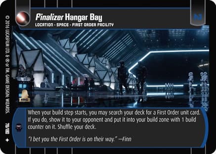 Finalizer Hangar Bay
