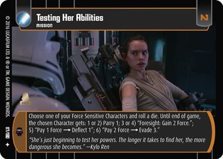 Testing Her Abilities