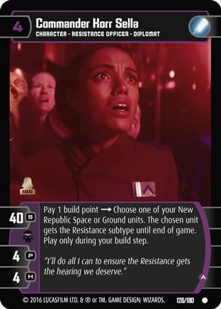 Commander Korr Sella (A)