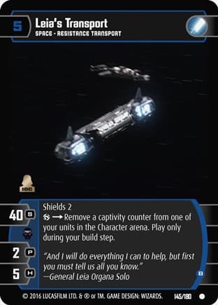 Leia's Transport (B)