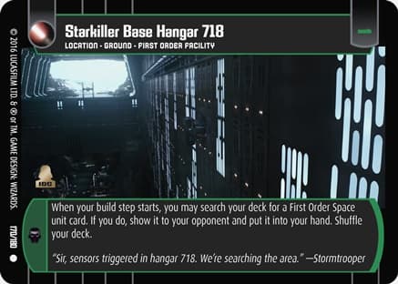Starkiller Base Hangar 718