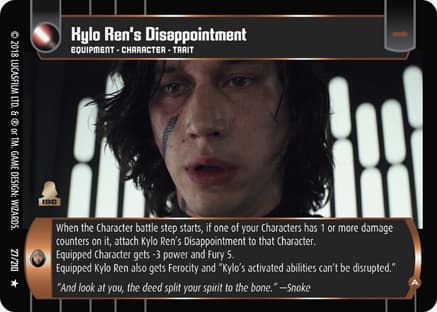 Kylo Ren's Disappointment (A)