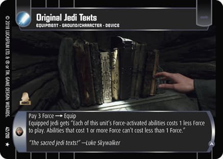 Original Jedi Texts (A)